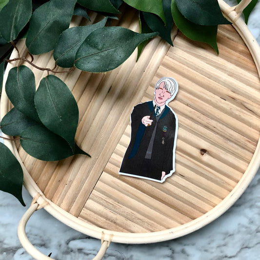 Draco Malfoy Silhouette Vinyl Sticker