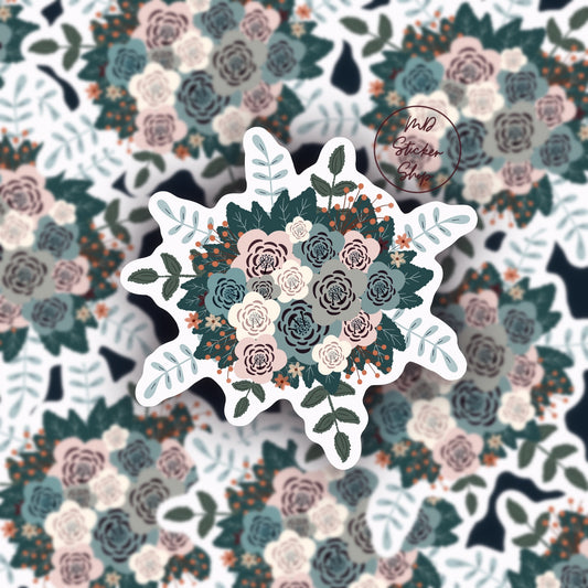 Large Floral Bouquet Sticker