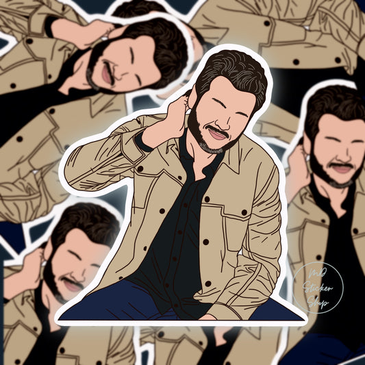 Blake Shelton Silhouette Sticker