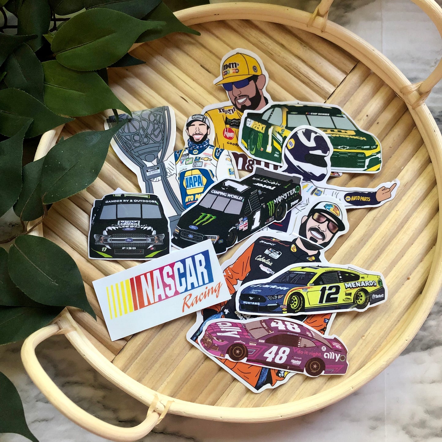 Vinyl Sticker Oopsie Bundle, NASCAR Themed