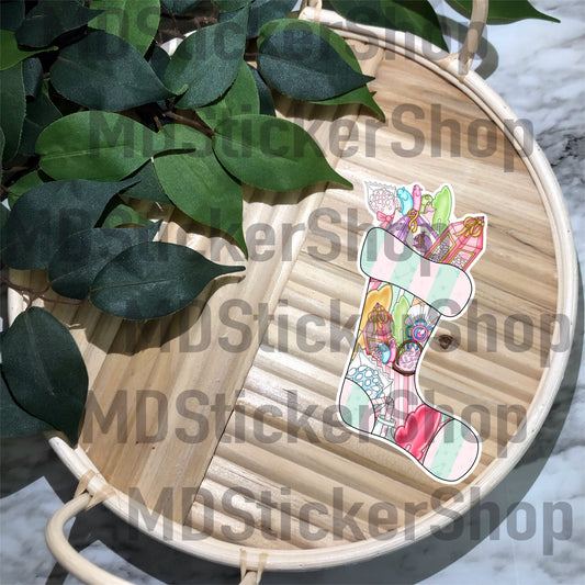 Magical Stocking Vinyl Sticker