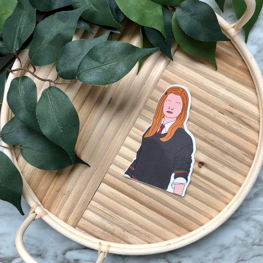 Ginny Weasley Silhouette Vinyl Sticker