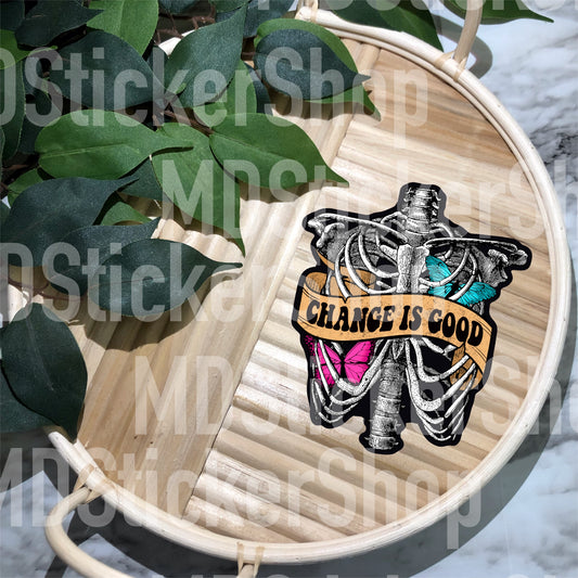 Change Is Good Skellie Vinyl Sticker