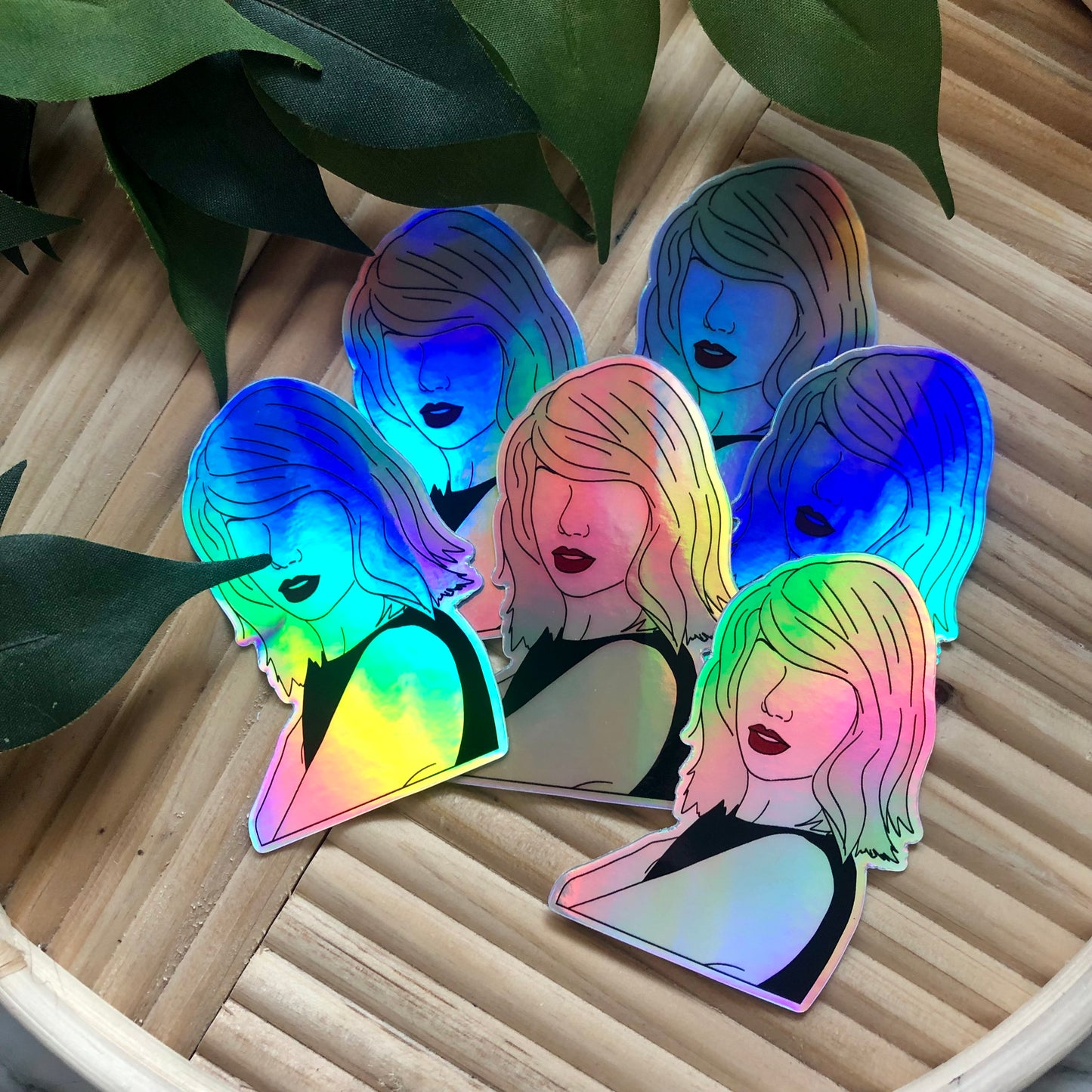 Taylor Swift Holographic Silhouette Vinyl Sticker