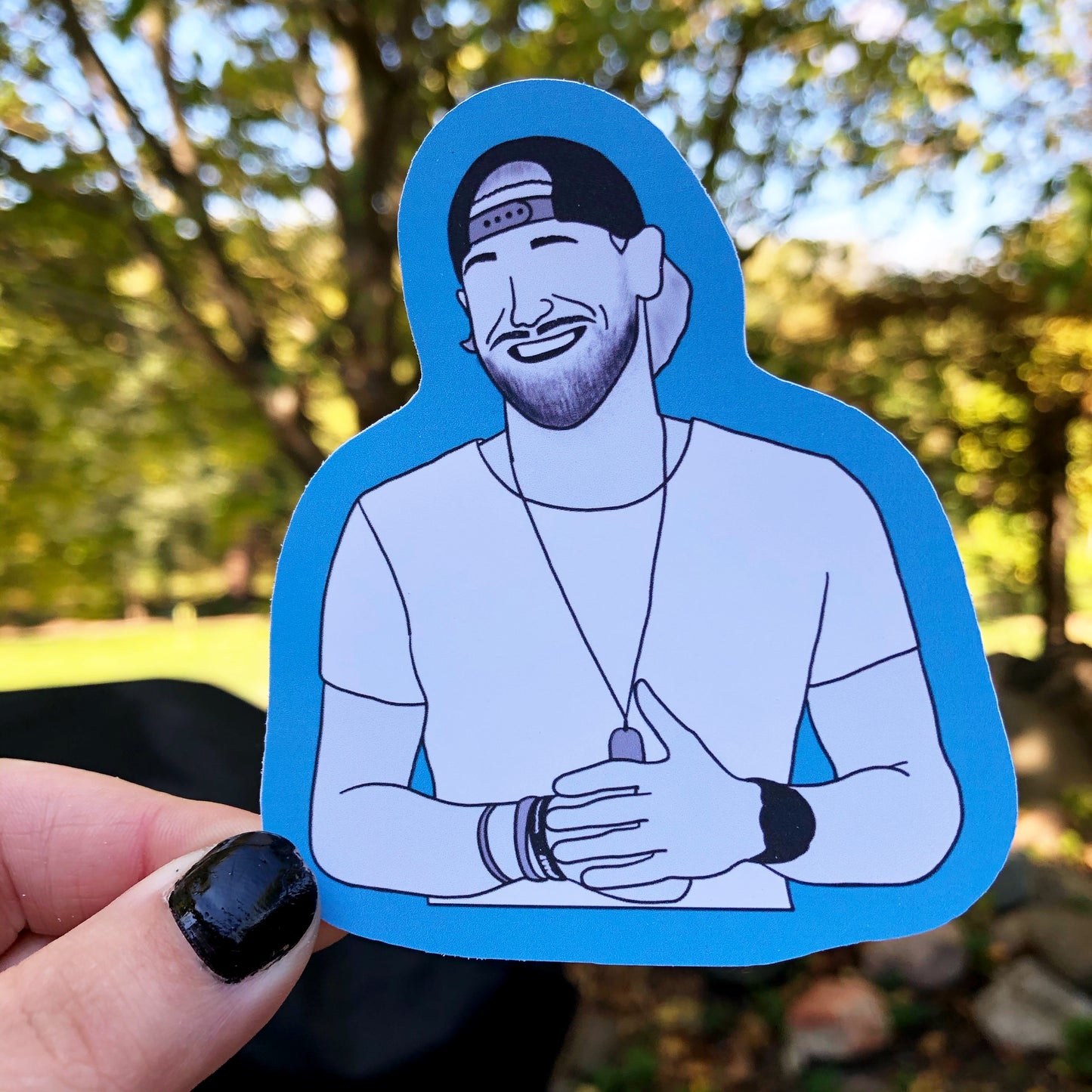 Chase Rice Silhouette Sticker