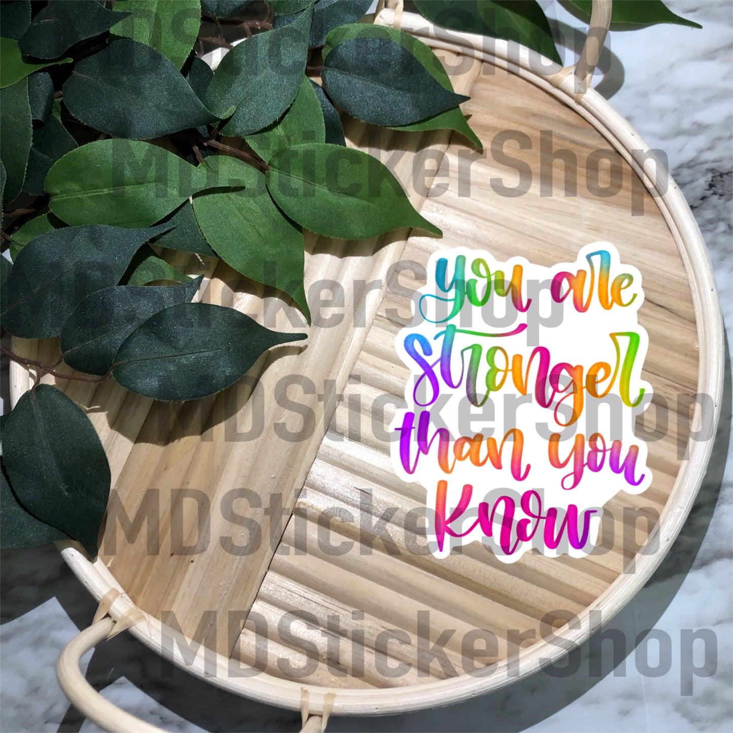 You Are Stronger Than You Know Vinyl Sticker