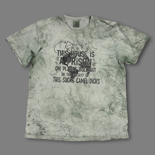 Step Brothers “This House is A Prison…” Green Color-blast Shirt