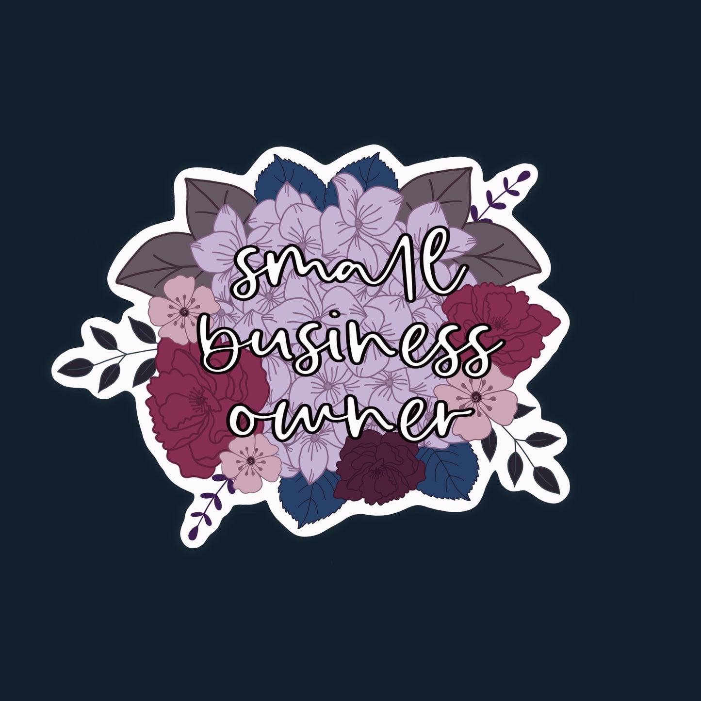 Small Business Owner Floral MAGNET