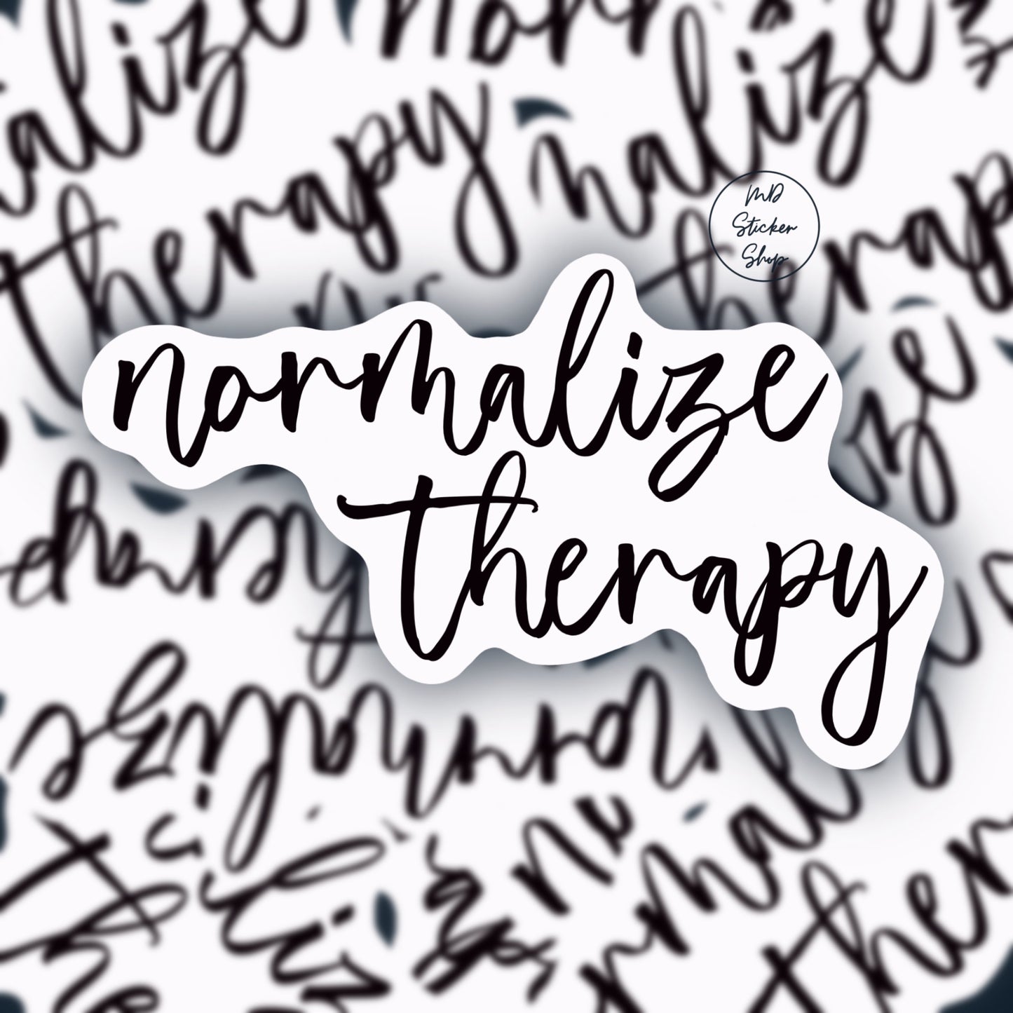 Normalize Therapy Vinyl Sticker