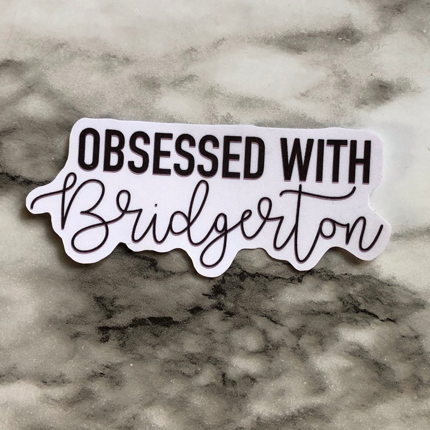 Obsessed With Bridgerton Vinyl Sticker