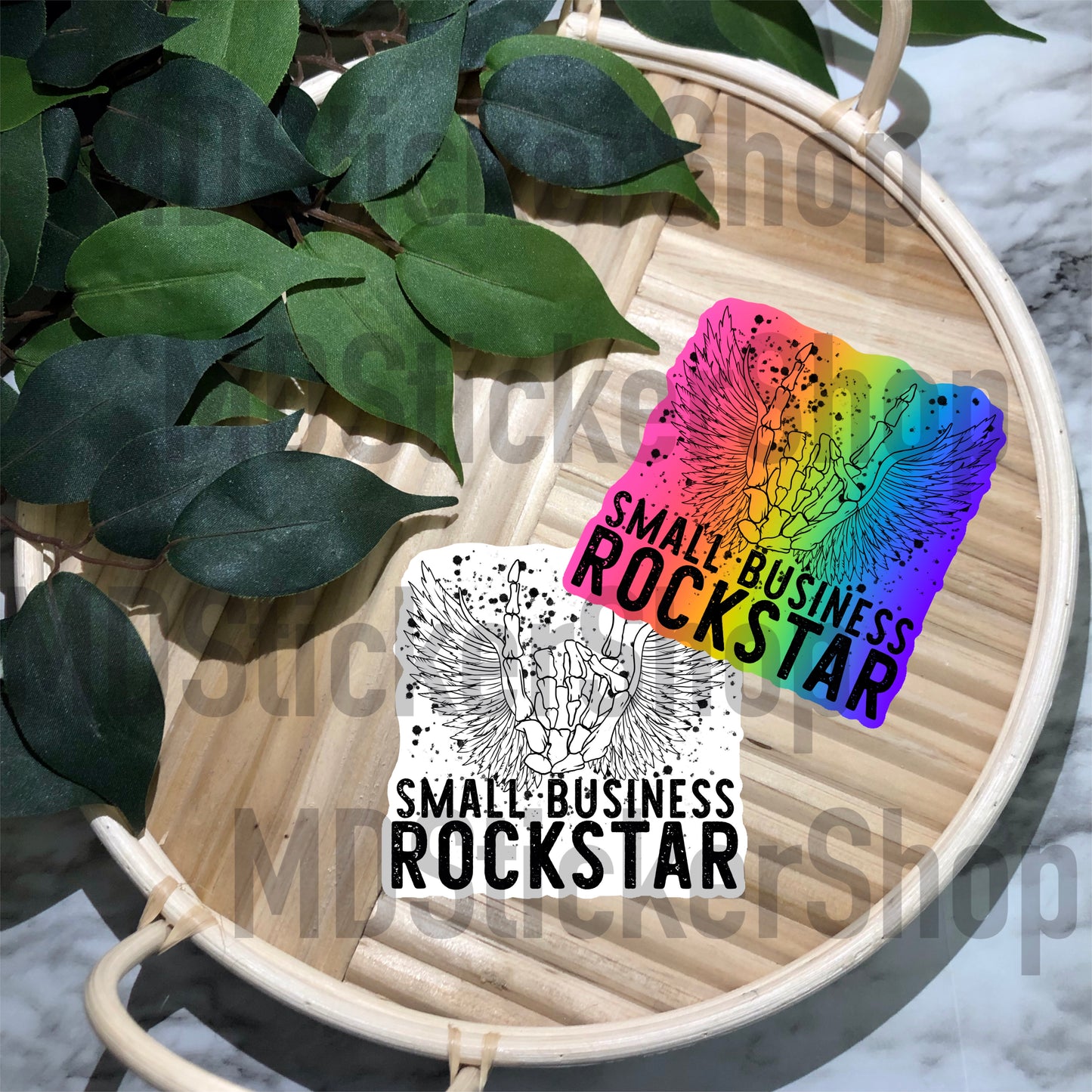 Small Business Rockstar Vinyl Sticker