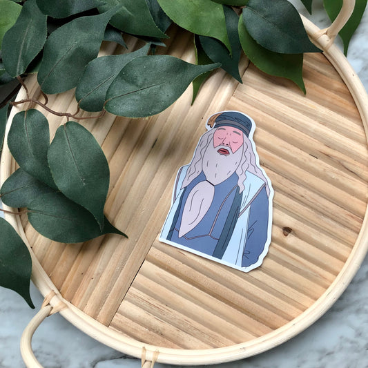 Albus Dumbledore Silhouette Vinyl Sticker